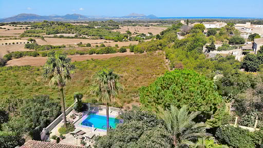 Villa Can Bisbe Drohnen-Bilder