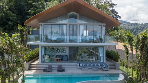 Villa Himmapana Terraces 5 Drone pictures