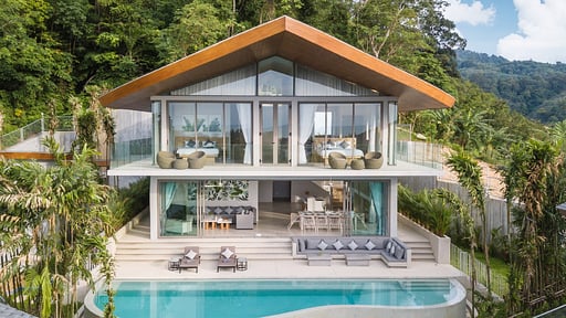 Villa Himmapana Terraces 5 Drone pictures