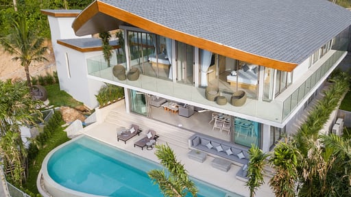 Villa Himmapana Terraces 5 Drone pictures