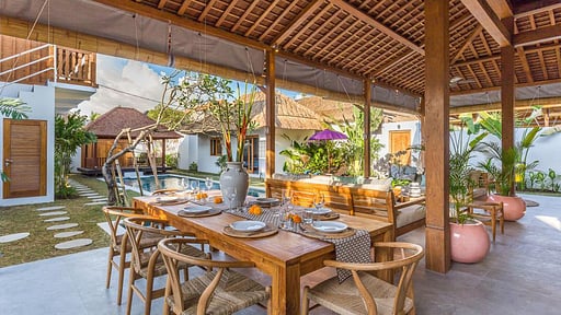 Villa Hoi Zona de comedor