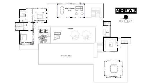 Villa Horizon Phuket Floor plan