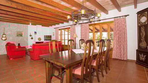 Villa Hostalet Salle à manger