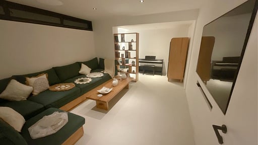 Villa House of Light Media room
