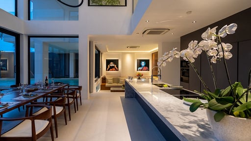 Villa House of Light Zona pranzo