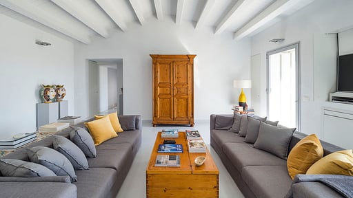 Villa Hybla Woonkamer