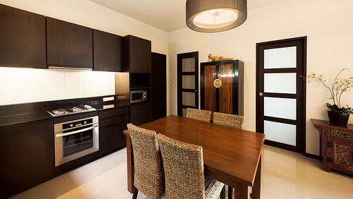 Villa Ikaroa Dining area