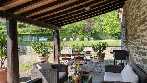 Villa Il Mulino Arezzo Terrasse