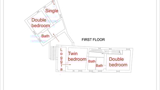 Villa Il Mulino Floor plan