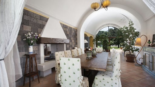 Villa Il Pino Dining area
