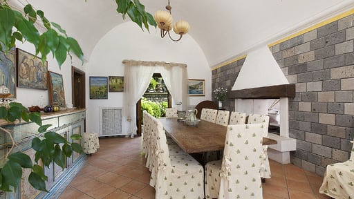 Villa Il Pino Dining area