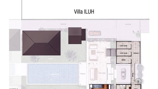 Villa Iluh Floor plan