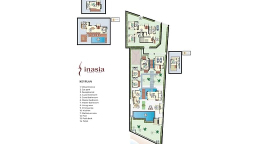 Villa Inasia Grundriss
