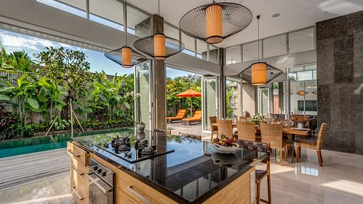 Villa Indah Aramanis Kitchen
