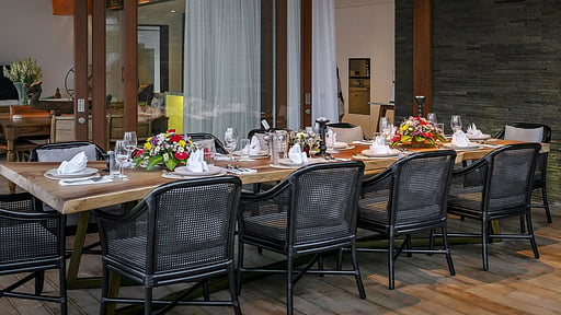 Villa Indrani Zona pranzo