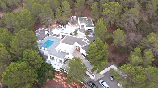 Villa Ivy Cala Tarida Drone pictures