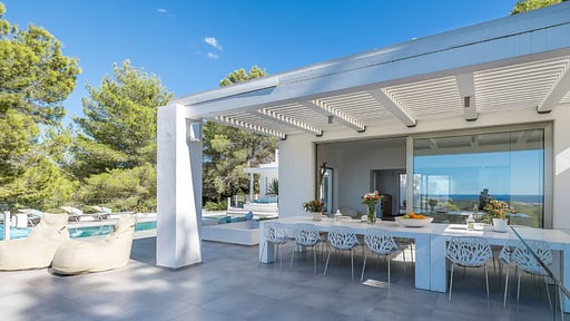 Villa Ivy Cala Tarida Dining area