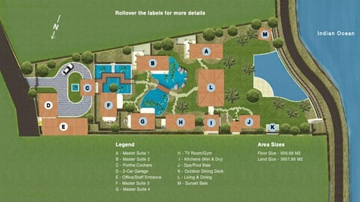 Villa Jagaditha Floor plan