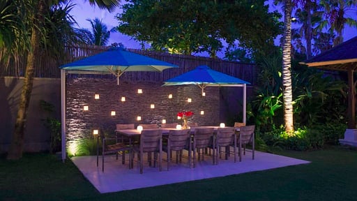 Villa Jagaditha Dining area