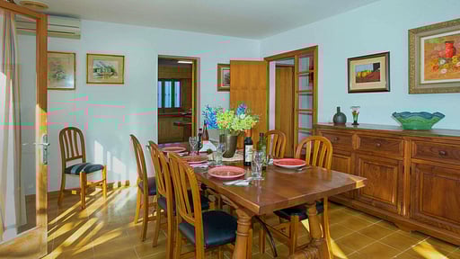 Villa Jaima Обеденная зона