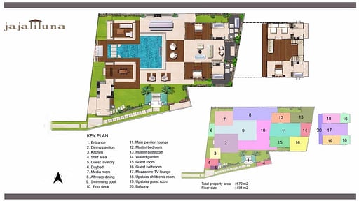 Villa Jajaliluna Plan