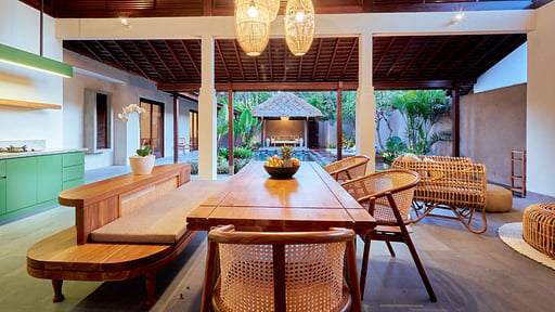 Villa Jasmine Bumbak Dining area