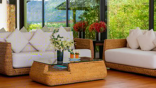 Villa Jasmine Waterslide Living room