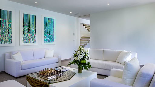 Villa Javacanou Woonkamer