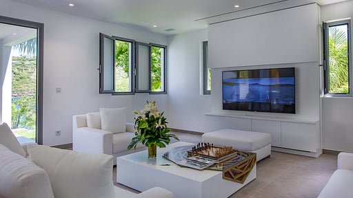 Villa Javacanou Woonkamer