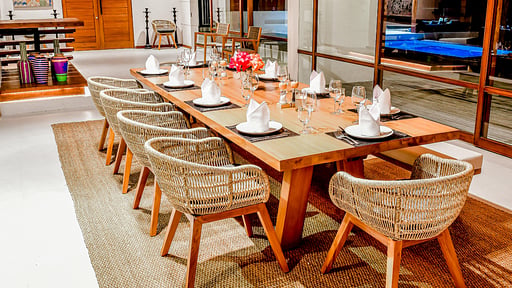 Villa Jeeva Mandalika Dining area