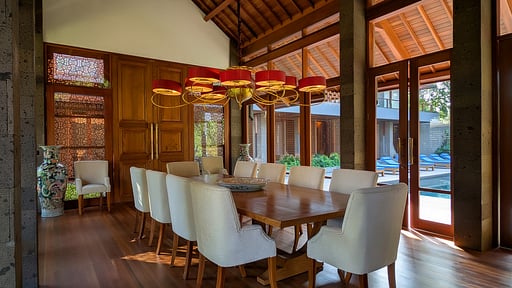 Jeeva Tirta Dining area