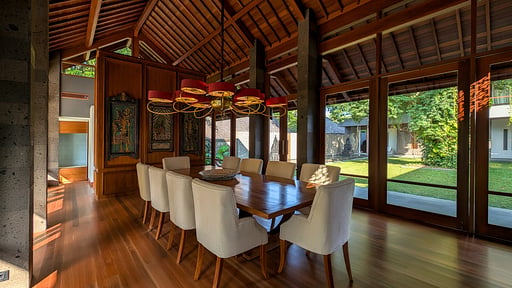 Jeeva Tirta Dining area