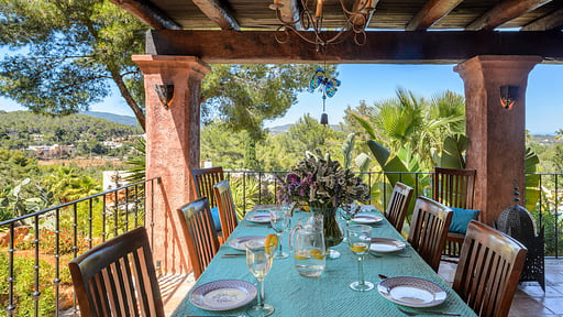 Villa Jengibre Zona de comedor