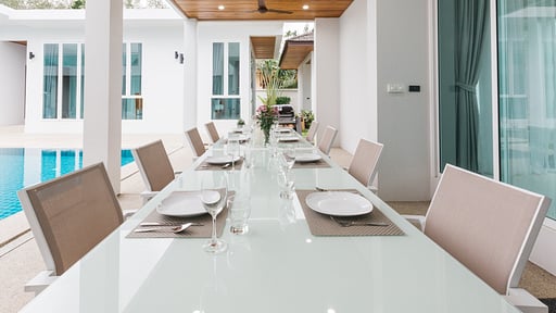 Villa Jetjinda Zona pranzo