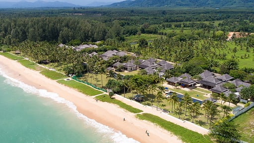 Villa Jia at Jivana Drone pictures