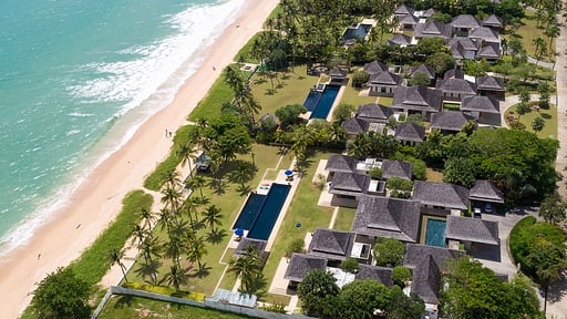 Villa Jia at Jivana Drone pictures