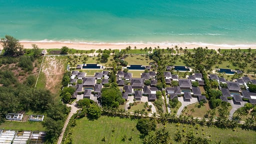 Villa Jia at Jivana Drone pictures