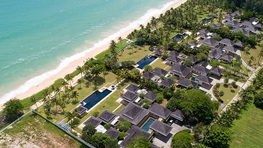 Villa Jia at Jivana Drone pictures