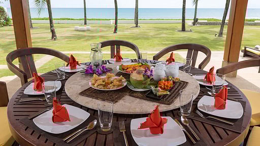 Villa Jia at Jivana Dining area