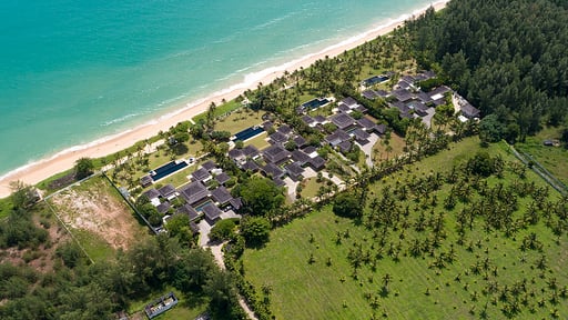 Villa Jia at Jivana Drone pictures