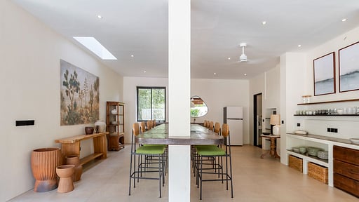 Villa Jodoh Dining area