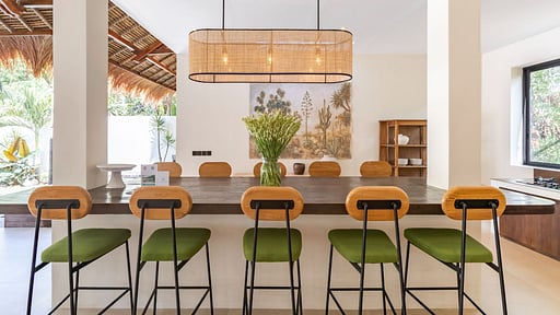 Villa Jodoh Dining area
