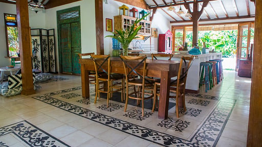 Villa Joglo Lata Lama Dining area