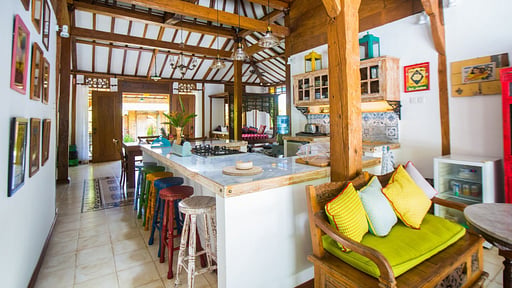 Villa Joglo Lata Lama Kitchen