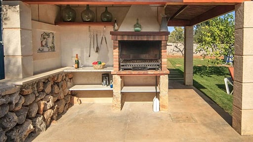 Villa Juan Toni BBQ equipment