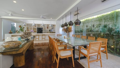 Villa Jumah Canggu Dining area