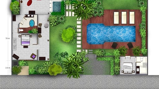Villa Jumah Floor plan