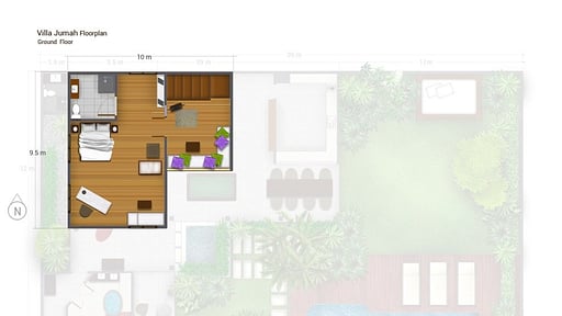 Villa Jumah Floor plan