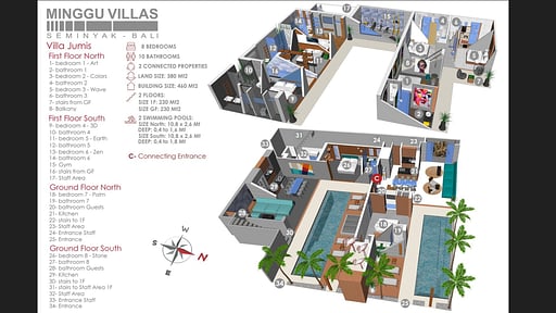Villa Jumis Grundriss