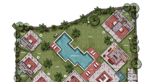 Villa Ka Floor plan
